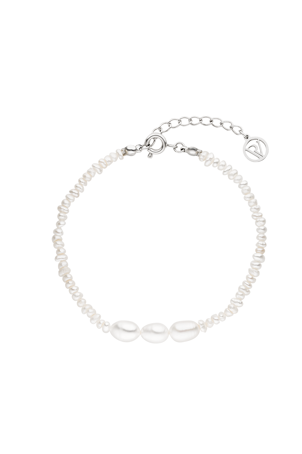 Freshwater Pearl Bracelet Silver