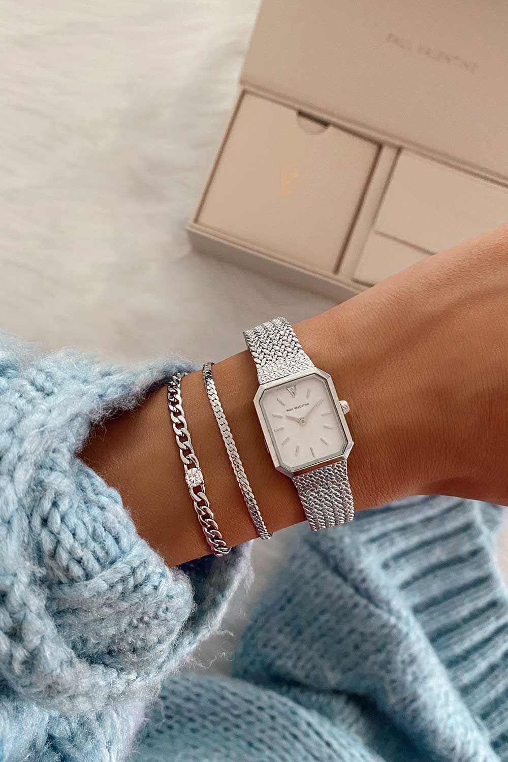 Damen Armbanduhr Paul Valentine Uhr Tag Einstellen Paul Valentine