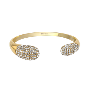 Sparkling Dome Armcuff Gold