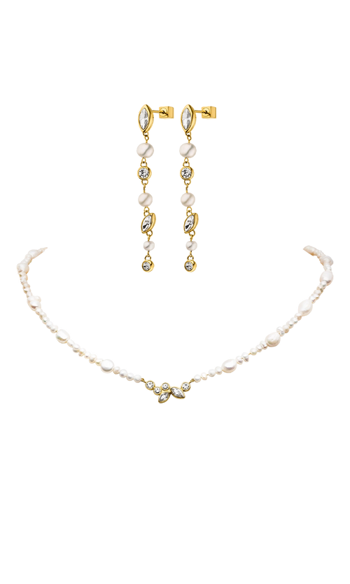 Paul Valentine Adorn Necklace & Earrings Set