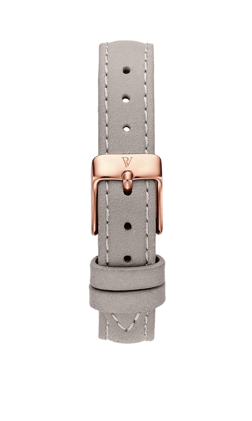 Paul Valentine Grey Leather Strap