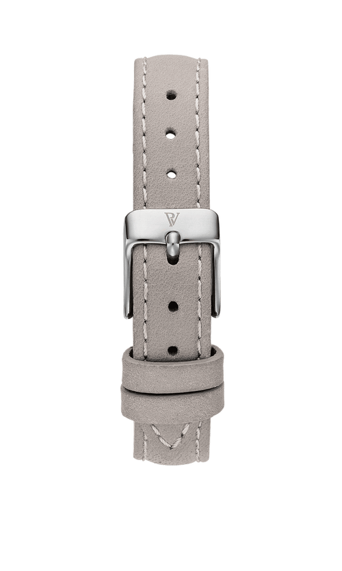 Paul Valentine Grey Leather Strap