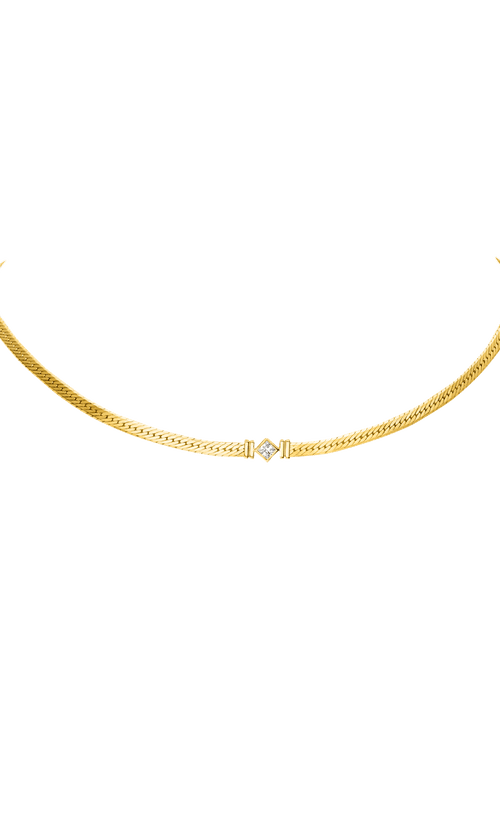 Paul Valentine Retro Sparkling Necklace