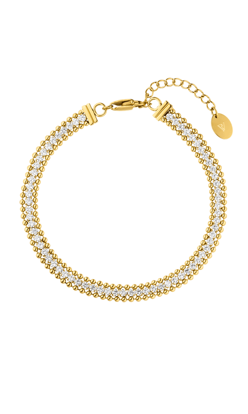 Paul Valentine Sparkling Tennis Bracelet